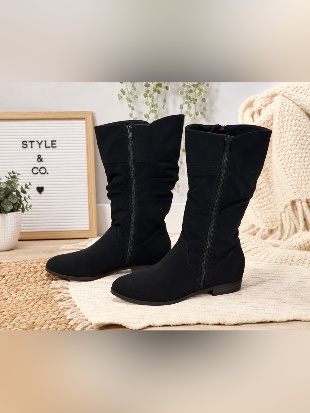 STYLE&CO BOOTS SIZE 5 NEW NO BOX SIZE 5